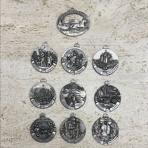 10 Vintage pewter ornaments | Country magazine Season’s Greetings